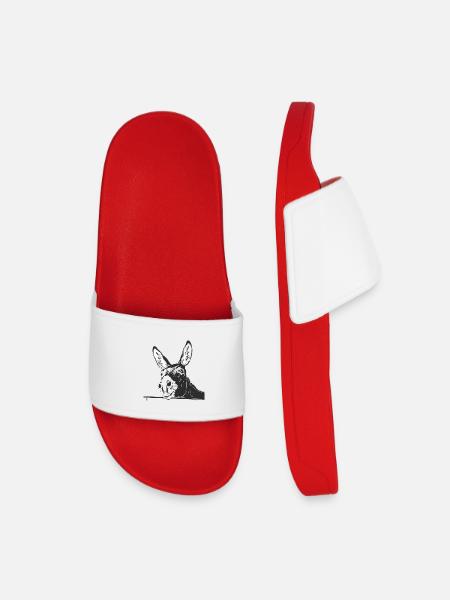 Esel - Kinder Badelatschen - Rot