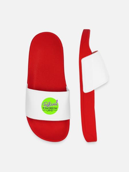 Tomorrowland Festival - Neon - Kinder Badelatschen - Rot