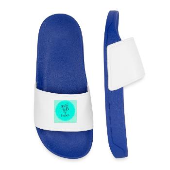 pisces - Kids’ Pool Sliders - royal blue - Front