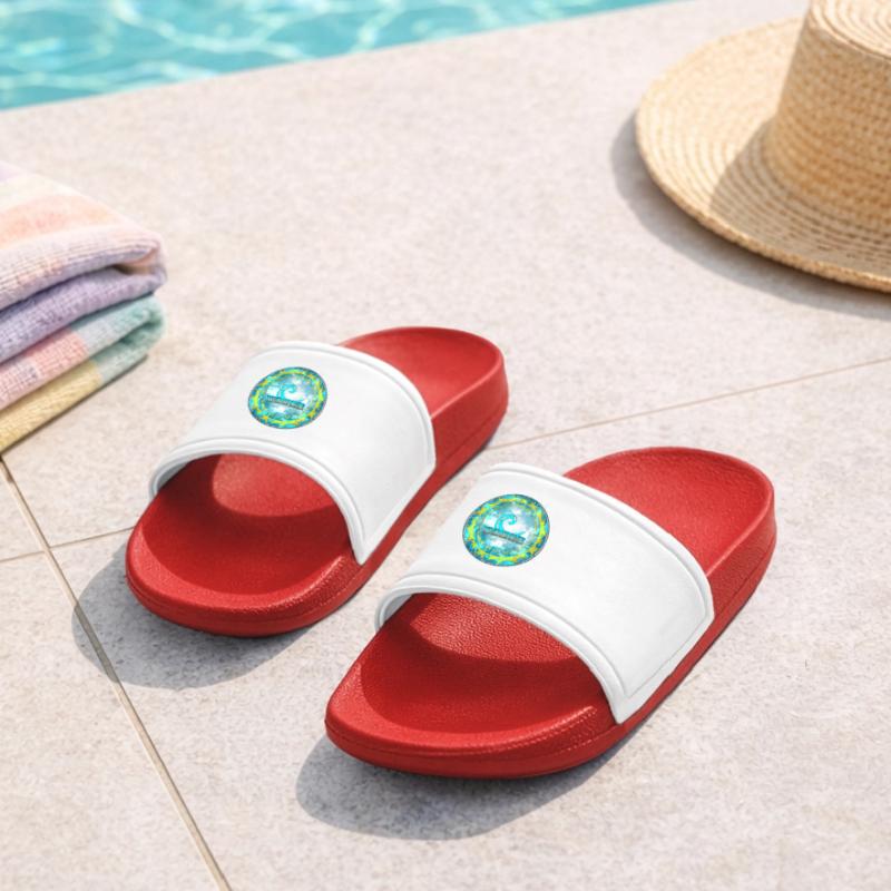 Abstract Waves Pattern Kids’ Pool Sliders