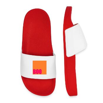 Halloween Sayings - Kids’ Pool Sliders - red - Front