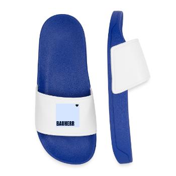 HOUSE CONSTRUCTION BUILDER HERZ - Kids’ Pool Sliders - royal blue - Front