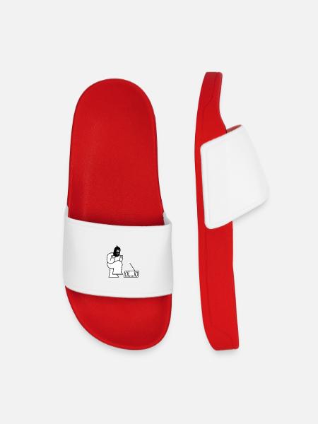 Dancing Thug - Kids’ Pool Sliders - red
