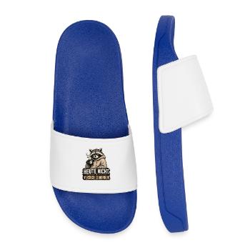 Heute nicht - Kinder Badelatschen - Königsblau - Vorne
