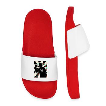 Darts Sports - Kids’ Pool Sliders - red - Front