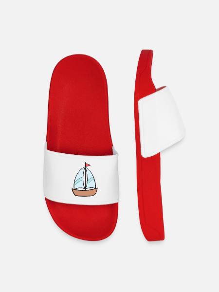 Bateau Bateau Voilier - Claquettes enfant - rouge