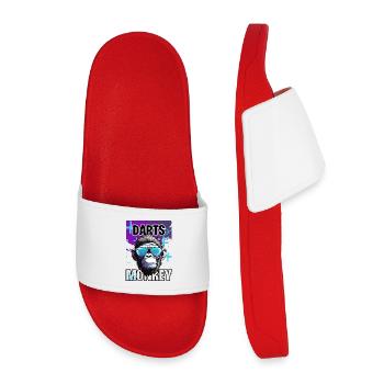 DartsMonkey Sunglasses Motif - Kids’ Pool Sliders - red - Front