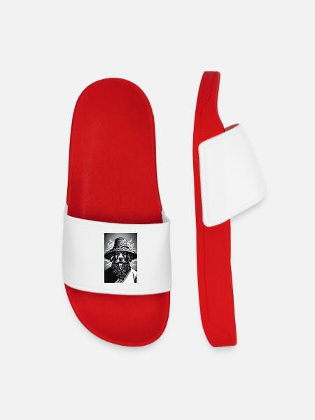 The Watchful Hound - Kids’ Pool Sliders - red