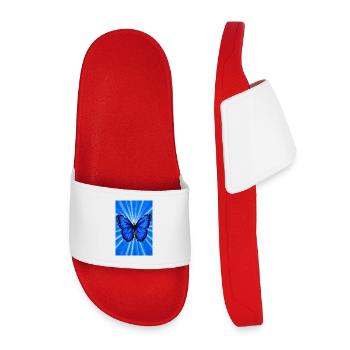 butterfly - Kids’ Pool Sliders - red - Front