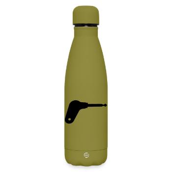 Clé de contact du tracteur oldtimer - Bouteille isotherme SOFT TOUCH 500 ml - vert olive  - Devant