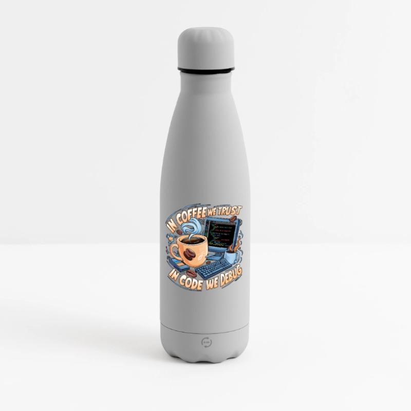 KaffeeCode Debug: In Code Wir Debuggen Matte Thermosflasche 500 ml