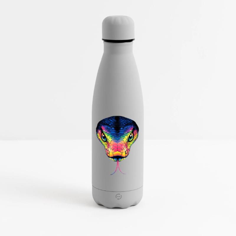 Serpent Python Cobra Mamba Serpent à sonnettes Serpent Bouteille isotherme SOFT TOUCH 500 ml
