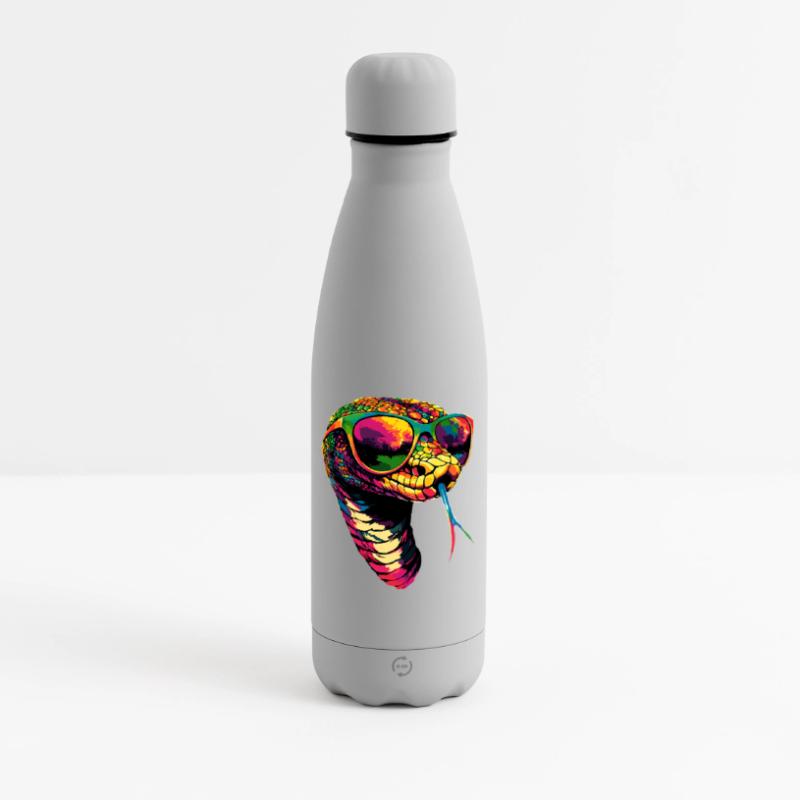 snake, python, cobra, rattlesnake, snakes Matte Insulated Water Bottle 500 ml
