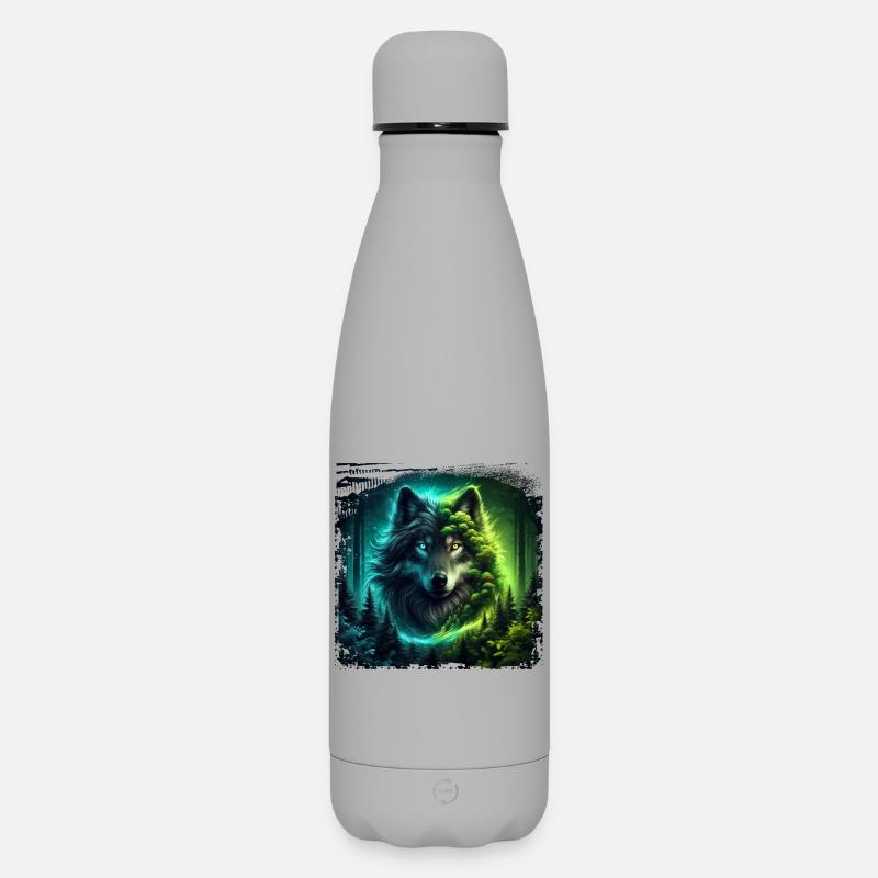 Loup - Bouteille isotherme SOFT TOUCH 500 ml - gris