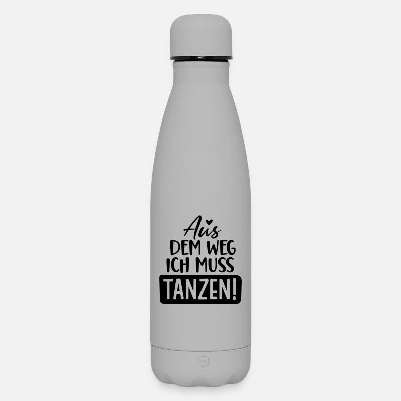 Fête Week-end Tango Disco Pub - Bouteille isotherme SOFT TOUCH 500 ml - gris