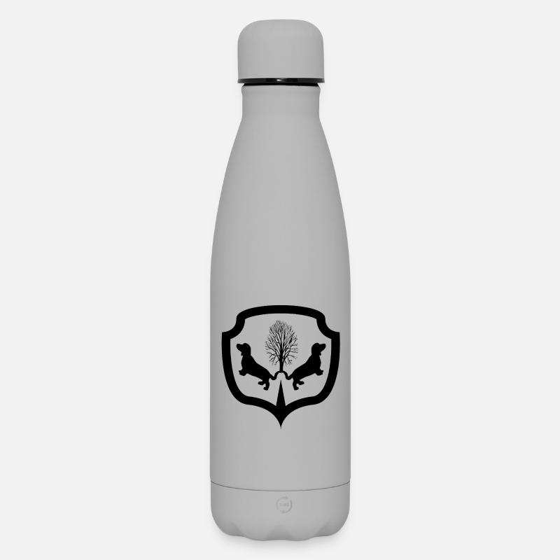 Teckel - Bouteille isotherme SOFT TOUCH 500 ml - gris