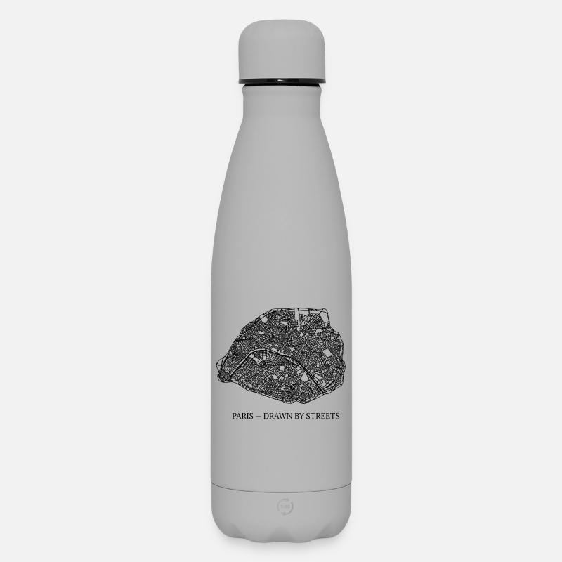 Paris - Bouteille isotherme SOFT TOUCH 500 ml - gris