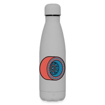 Skateboard Rolle Longboard - Matte Thermosflasche 500 ml - Grau - Vorne