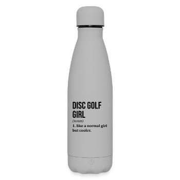Discgolf - Matte Thermosflasche 500 ml - Grau - Vorne