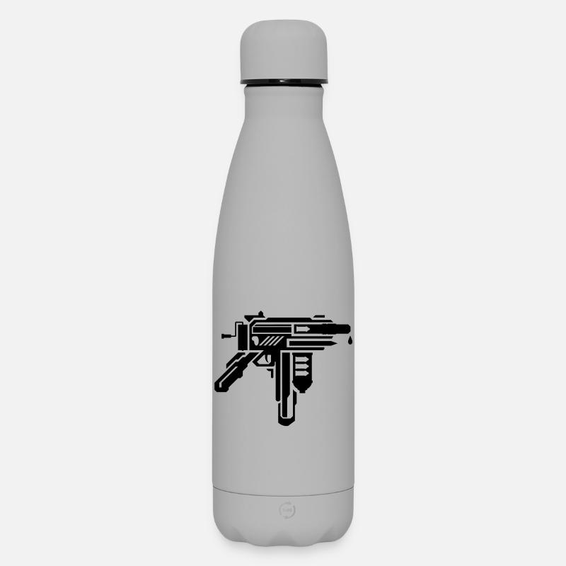creative weapons all in one - Matte Panorama Thermosflasche 500 ml - Grau