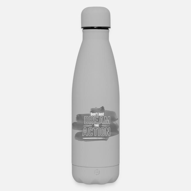 Rêve et Action - Bouteille isotherme SOFT TOUCH 500 ml - gris