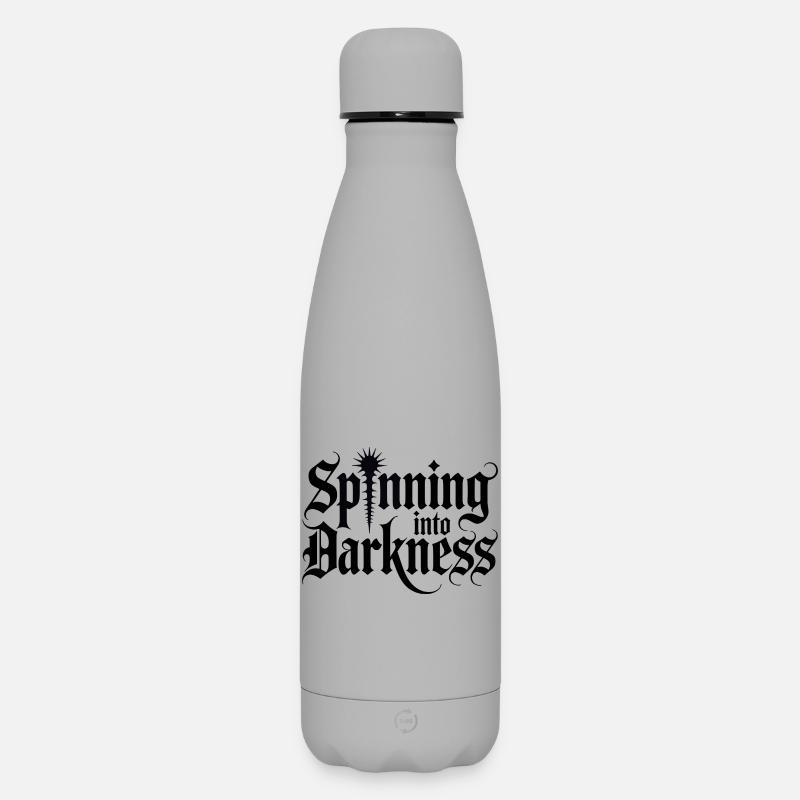 Typographie de la conception de fuseaux - Bouteille isotherme SOFT TOUCH 500 ml - gris