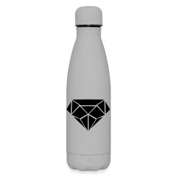 Diamant - Matte Thermosflasche 500 ml - Grau - Vorne