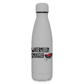 Watermelon smuggler - Matte Thermosflasche 500 ml - Grau - Vorne