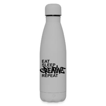 Creative Motto Graffiti Tag - Matte Thermosflasche 500 ml - Grau - Vorne