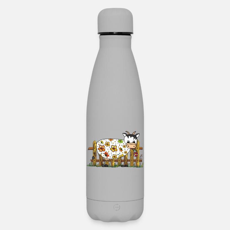 Vache - Bouteille isotherme SOFT TOUCH 500 ml - gris