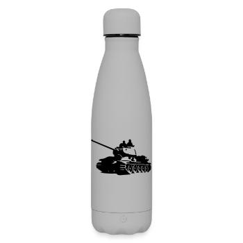 Tank T-34 - Bouteille isotherme SOFT TOUCH 500 ml - gris - Devant