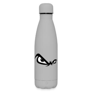 Evil look - Matte Insulated Water Bottle 500 ml - grey - Front