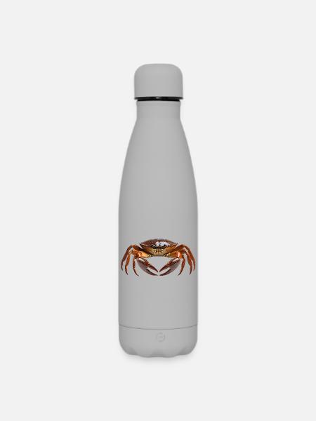 Krebs - Matte Thermosflasche 500 ml - Grau