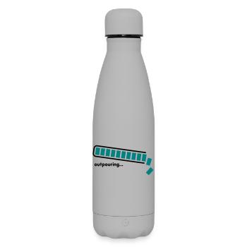 outpouring - Matte Thermosflasche 500 ml - Grau - Vorne