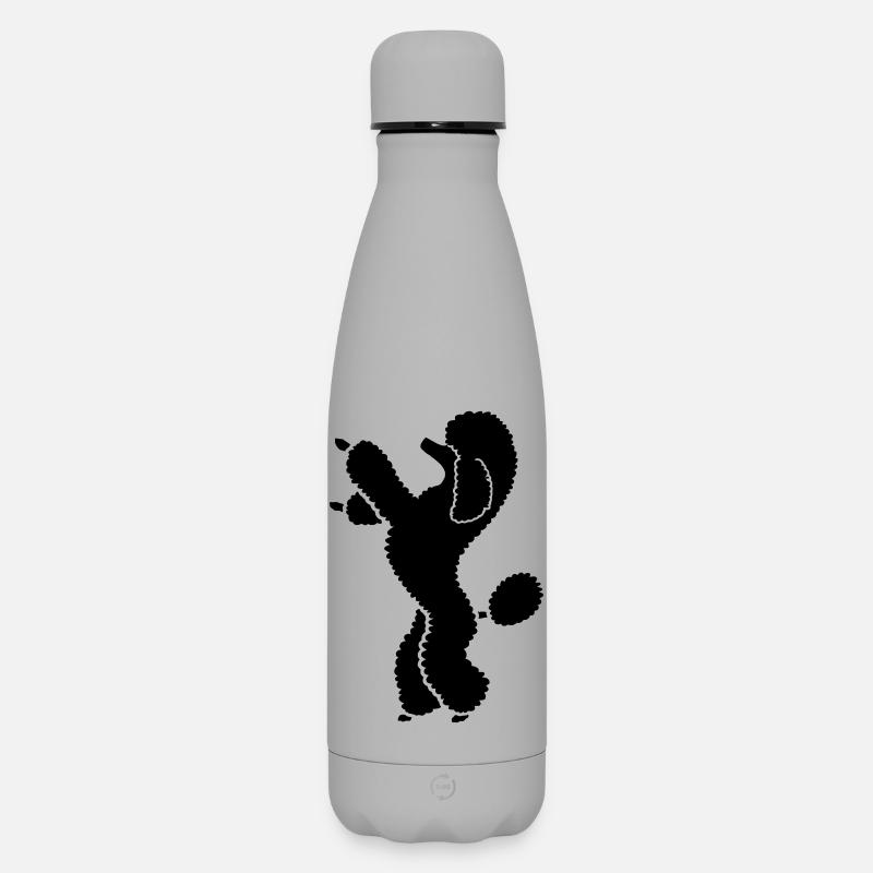 Caniche caniche - Bouteille isotherme SOFT TOUCH 500 ml - gris