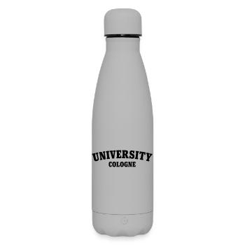 University Cologne - Matte Thermosflasche 500 ml - Grau - Vorne