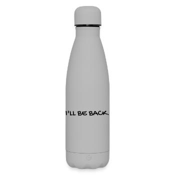 Cinéma / Citation / Série télé / Geek - Bouteille isotherme SOFT TOUCH 500 ml - gris - Devant