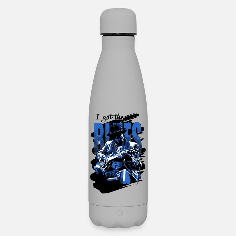 Got the blues - Bouteille isotherme SOFT TOUCH 500 ml - gris