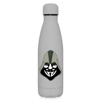 Anonymous - Matte Insulated Water Bottle 500 ml - grey - Front