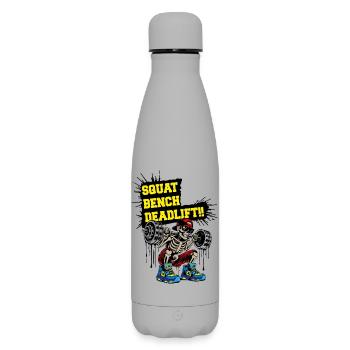 Soulevé de terre SquadBenchLift - Bouteille isotherme SOFT TOUCH 500 ml - gris - Devant