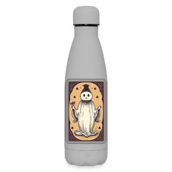 Glücklicher Geist Tarot Karte - Matte Thermosflasche 500 ml - Grau - Vorne