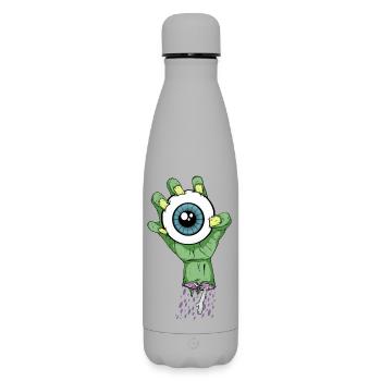 Oeil de zombie - Bouteille isotherme SOFT TOUCH 500 ml - gris - Devant
