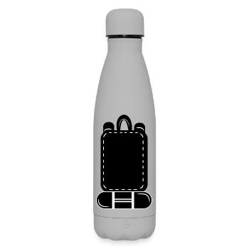 Wanderung Wanderwege Bergwandern Wandern Statement - Matte Thermosflasche 500 ml - Grau - Vorne