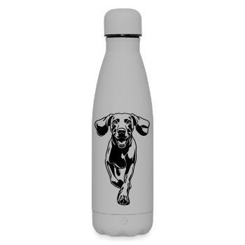 Weimaraner - Matte Thermosflasche 500 ml - Grau - Vorne