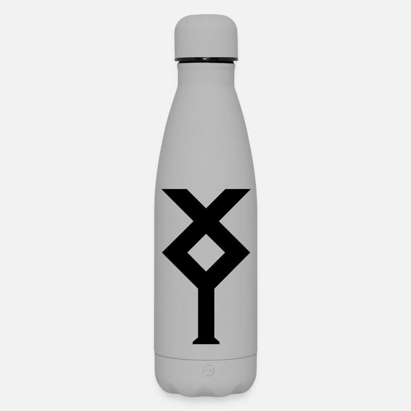 Ixylon sailing class nautical emblems - Matte Insulated Water Bottle 500 ml - grey