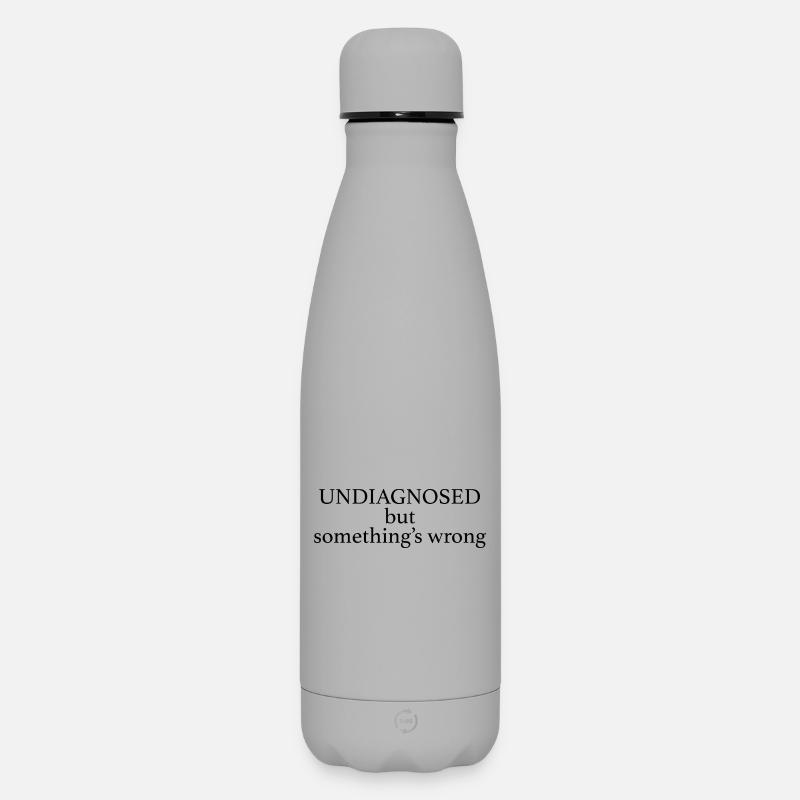 nicht diagnostiziert - Matte Thermosflasche 500 ml - Grau