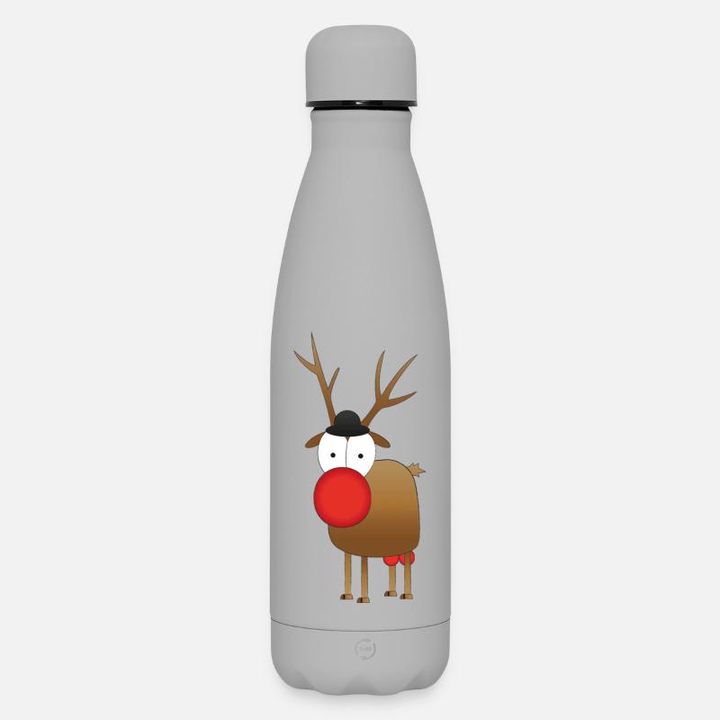GARÇON DE LA FORÊT NOIRE - Bouteille isotherme SOFT TOUCH 500 ml - gris