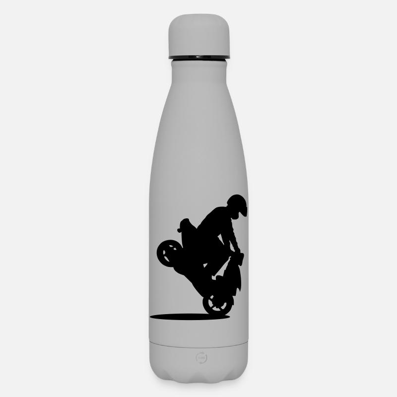 Roller Stunt - Matte Thermosflasche 500 ml - Grau