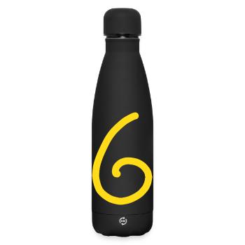 6 Numéro six Numéro Anniversaire - Bouteille isotherme SOFT TOUCH 500 ml - noir - Devant