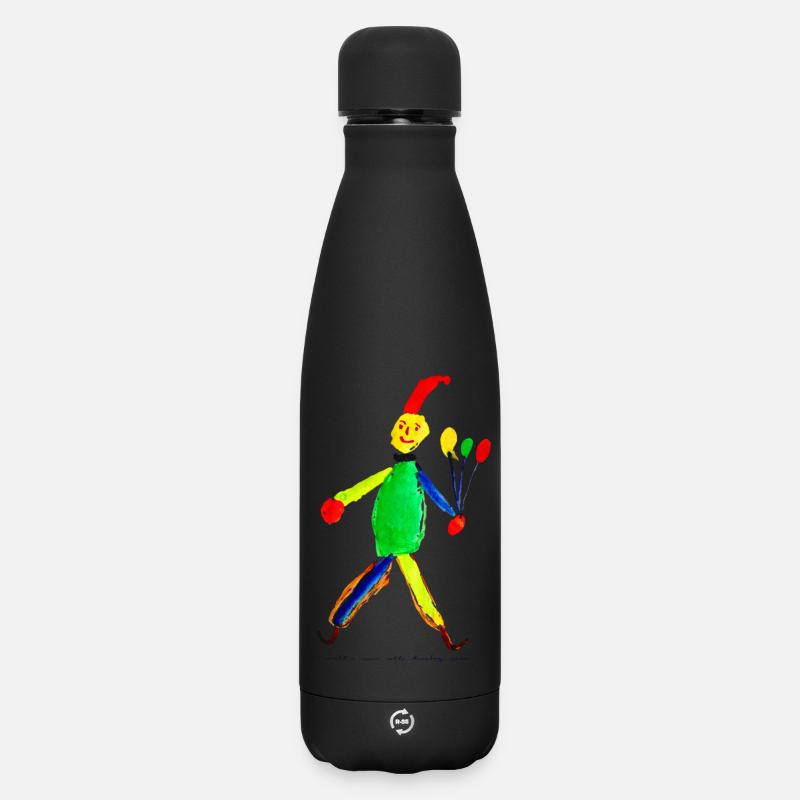 Jumping jack - Bouteille isotherme SOFT TOUCH 500 ml - noir